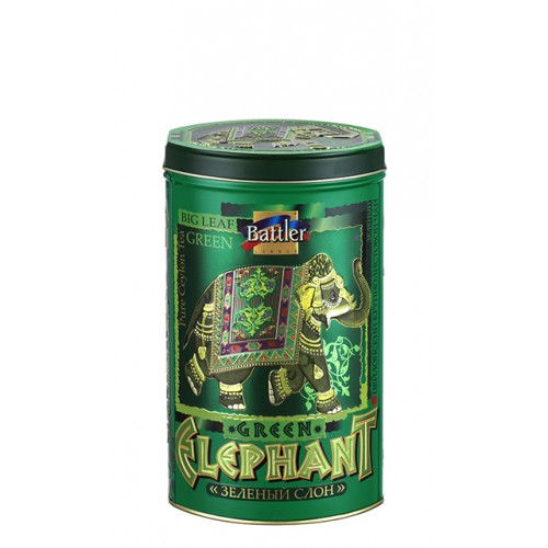 Battler Green Elephant 100 g Tin Caddy